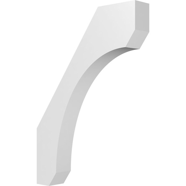 Ekena Millwork 3 1/2-in. W x 20-in. D x 28-in. H Legacy Architectural Grade PVC Knee Brace BRCP035X20X28LEC - main